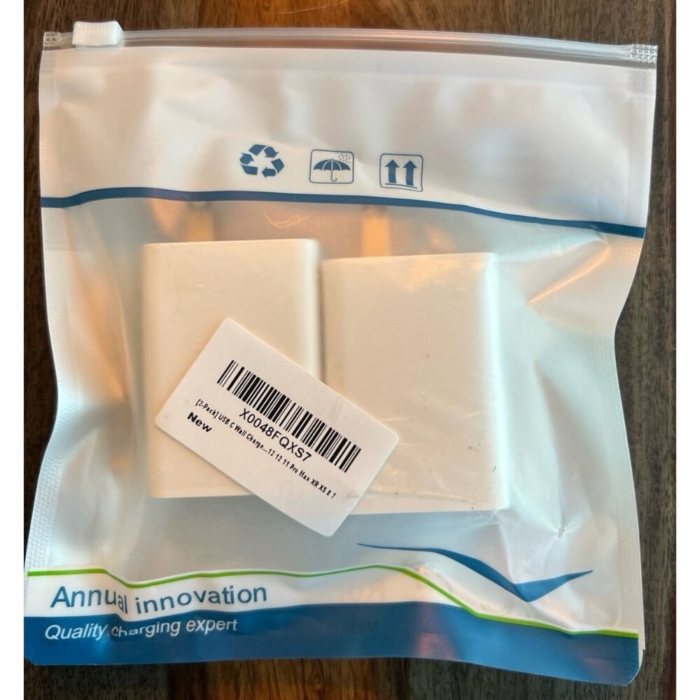 2 USB “B” / “C” Wall Chargers